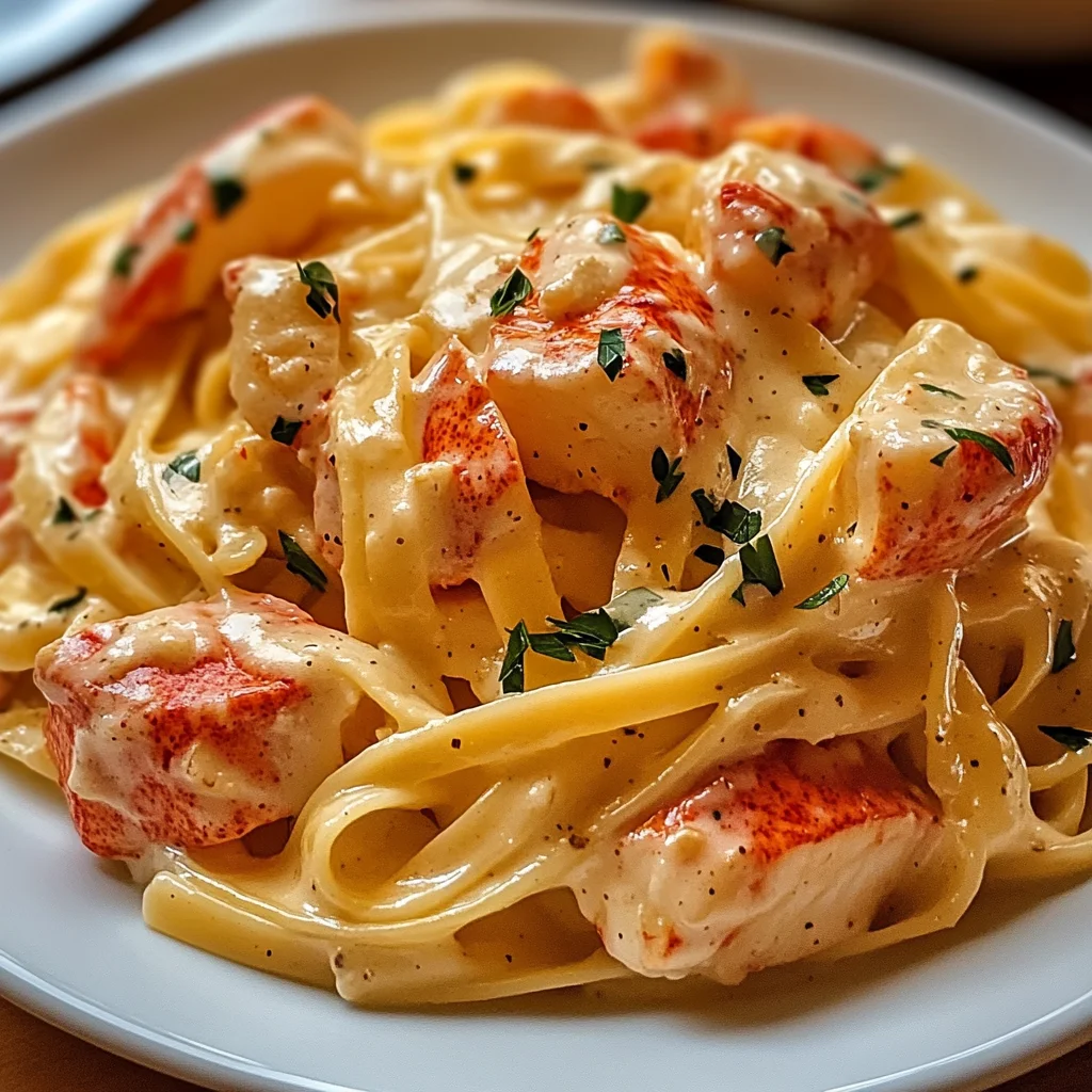 Cremige Hummer-Pasta