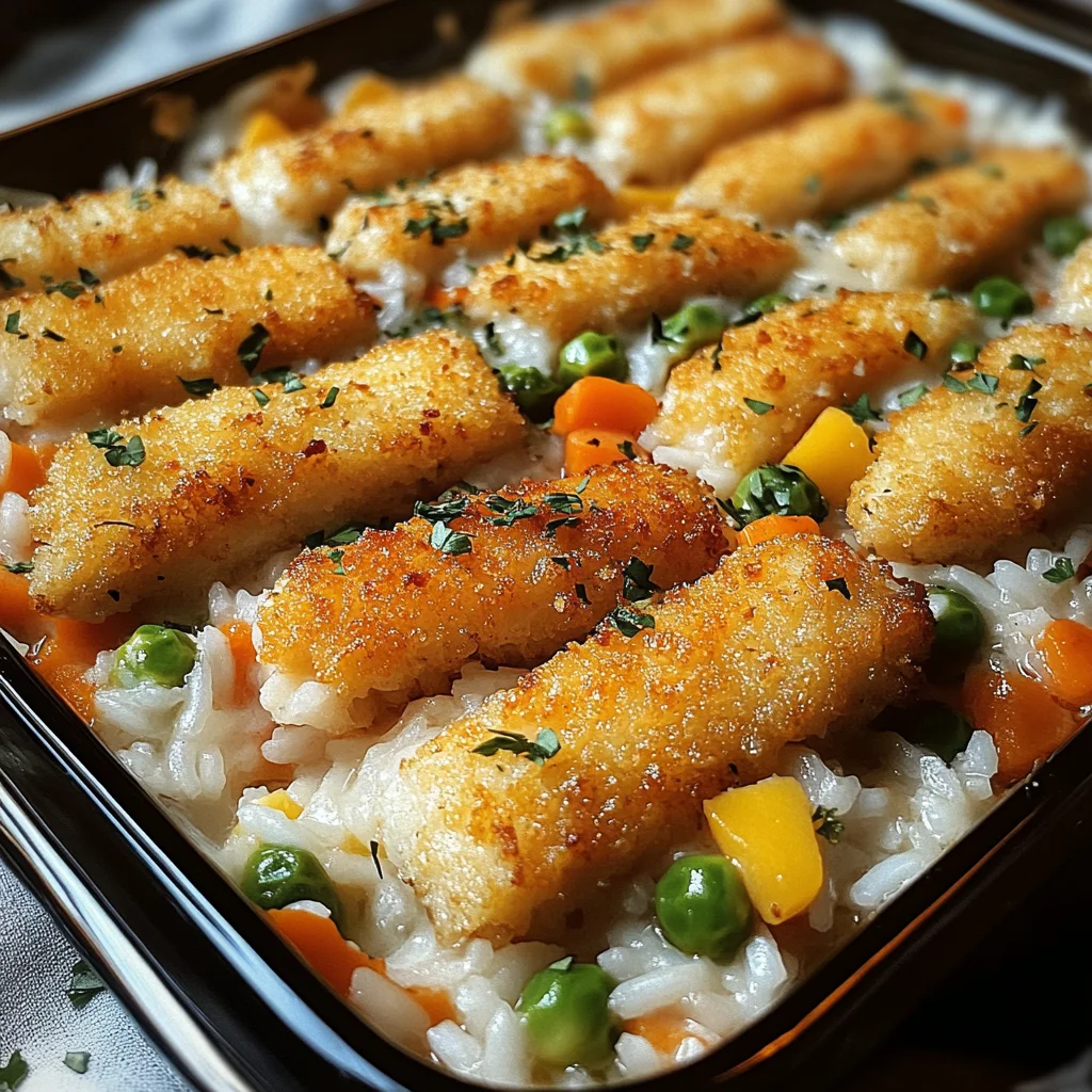 Fischstäbchen-Auflauf