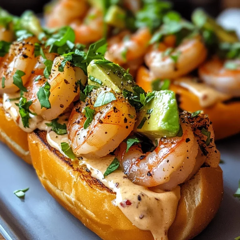 Gegrillte Shrimp-Rollen auf Brioche-Brötchen