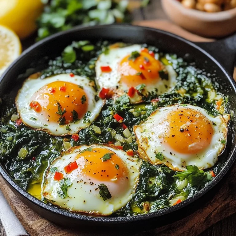 Grüne Shakshuka