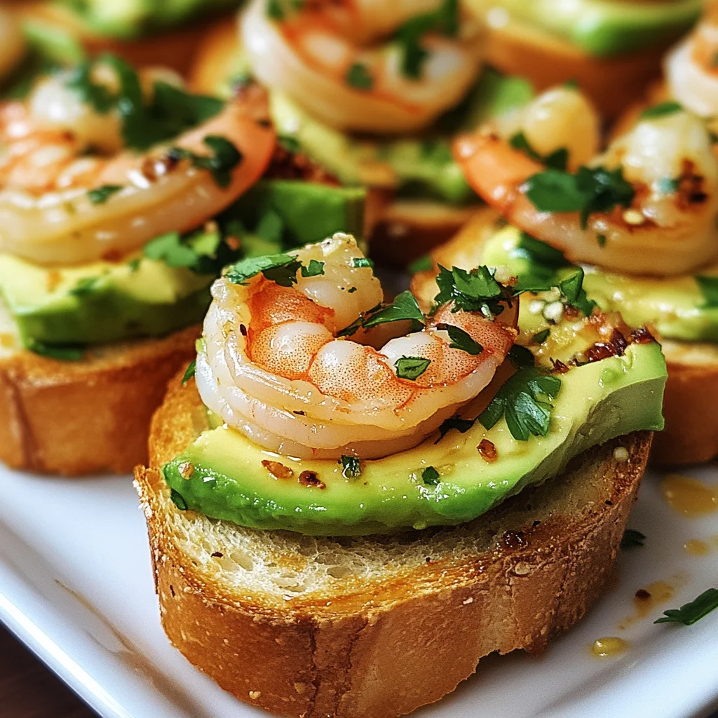 Knoblauch-Garnelen-Crostini
