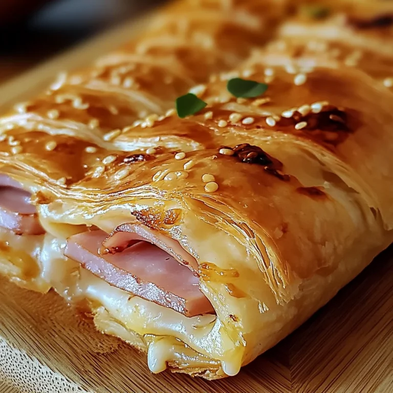 Knusprige Blätterteig-Schinken-Käse