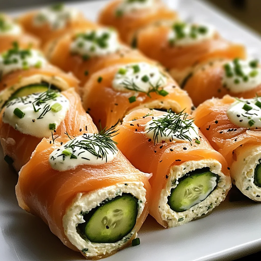 Lachs-Frischkäse-Röllchen