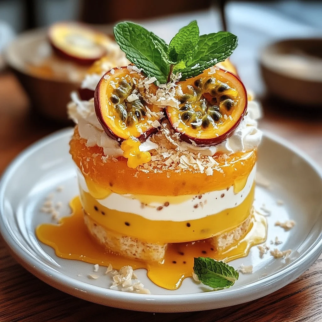 Maracuja-Dessert
