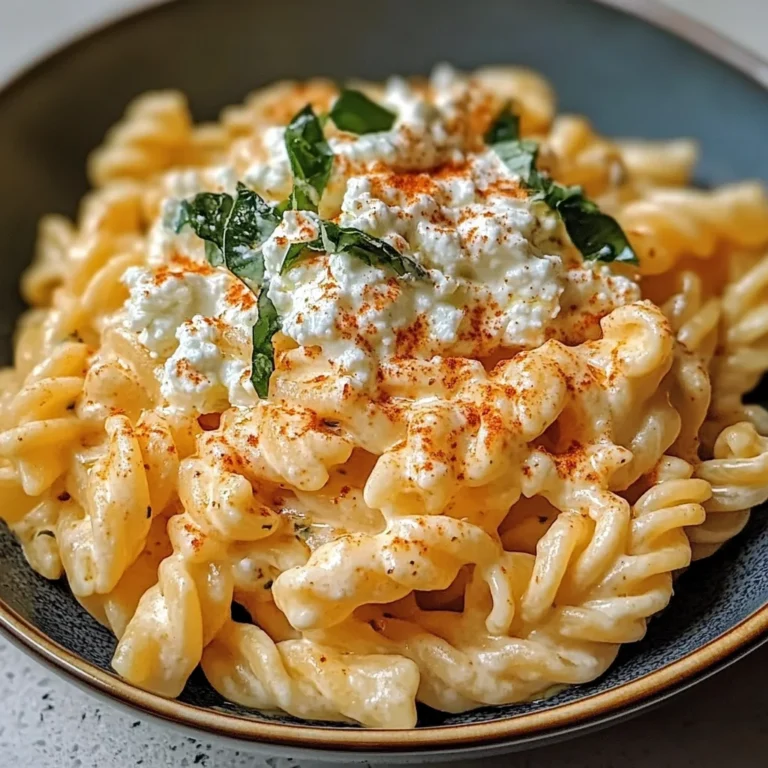Protein Nudeln mit Hüttenkäse