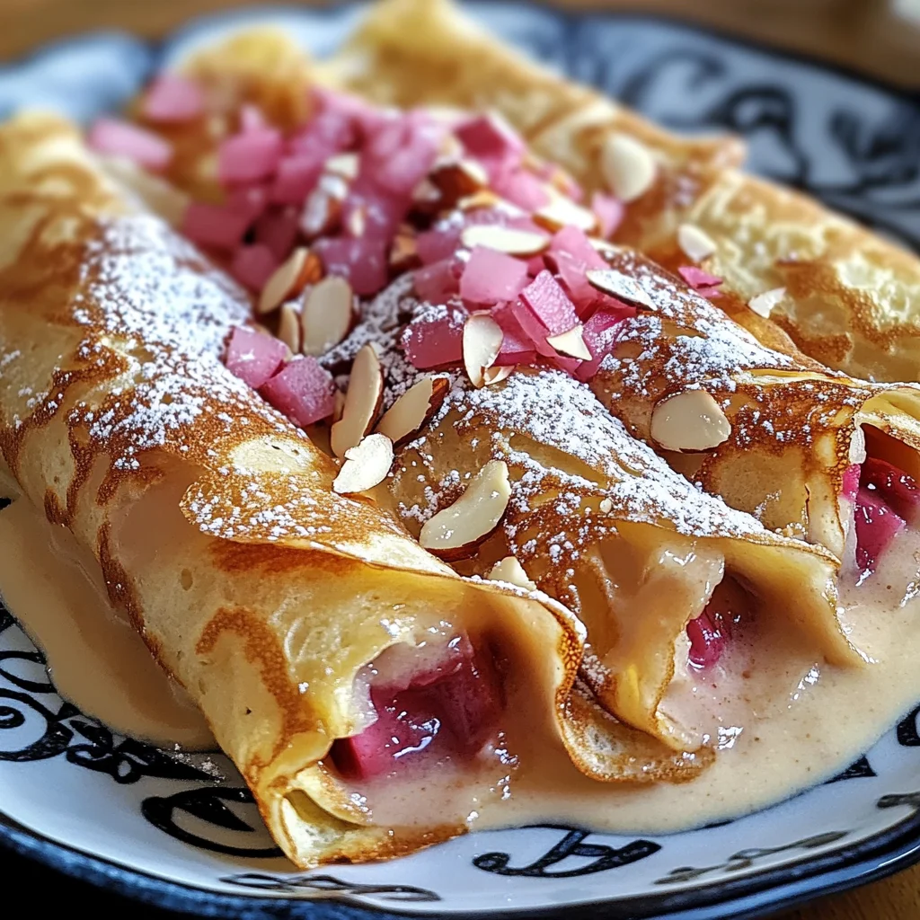 Rhabarber-Crêpes-Auflauf