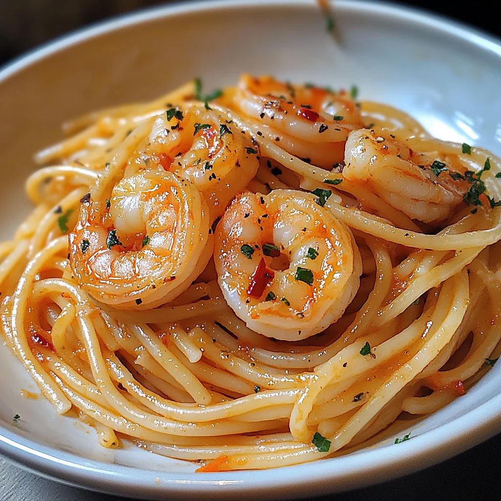 Spaghetti mit Garnelen: Knoblauch-Chili Genuss
