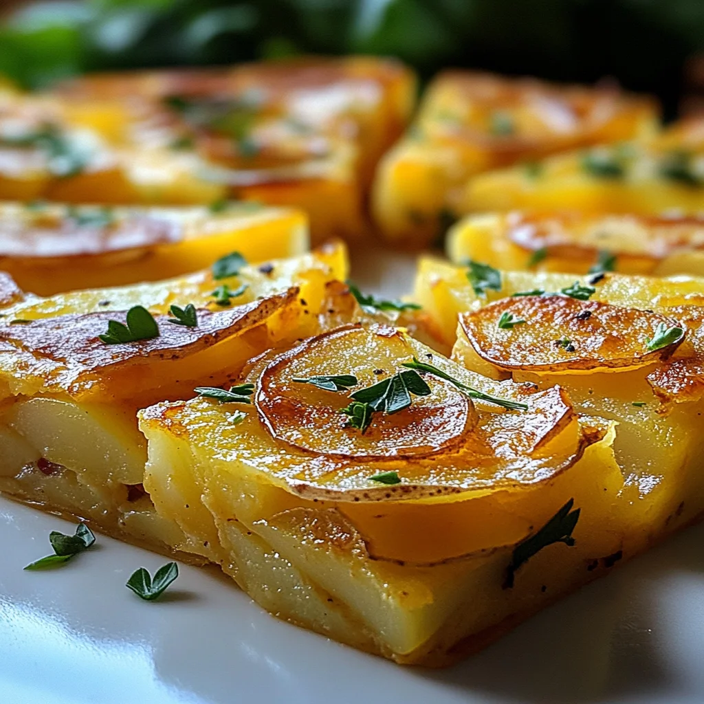 Spanische Tortilla als Fingerfood