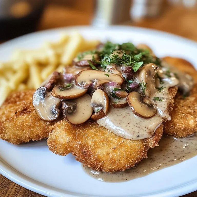 Traditionelles Deutsches Jägerschnitzel