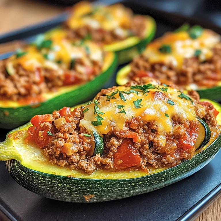 Zucchini gefüllt mit Hackfleisch Rezept