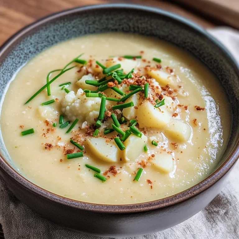 Blumenkohlsuppe - mit Kartoffeln, wie von Oma