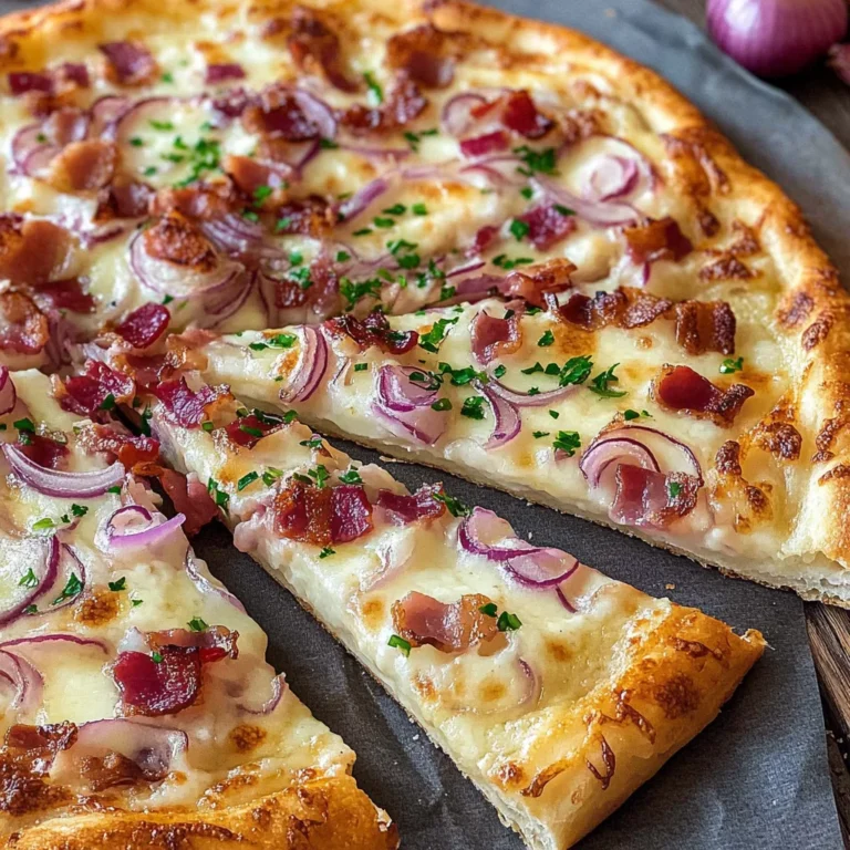 Flammkuchen Rezept - einfach & schnell