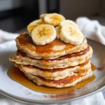Fluffige Bananen Pancakes ohne Ei