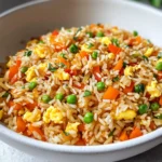 Gebratener Reis mit Ei und Gemüse (asiatisch & vegetarisch)