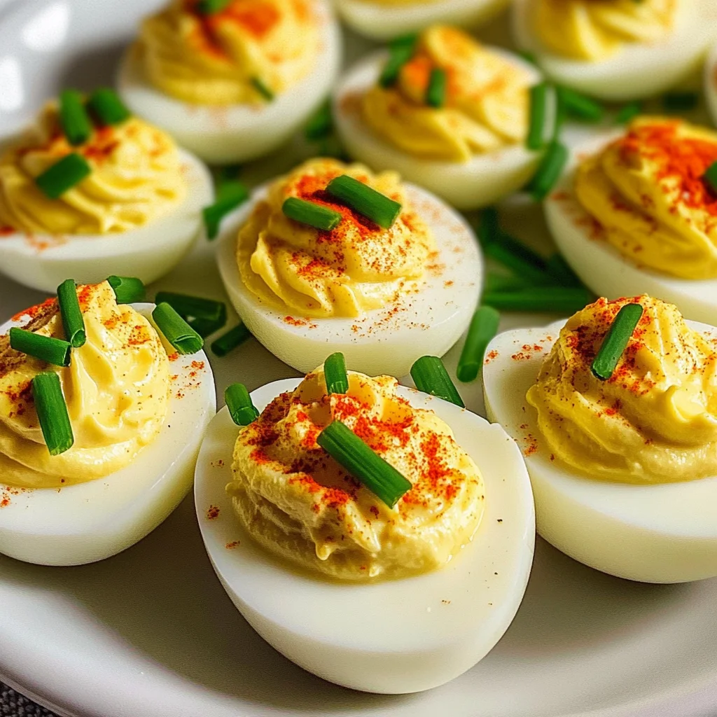 Gefüllte Eier - klassisch mit Mayo & Senf