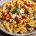 Gesunde Nudeln mit Gemüse-Soße