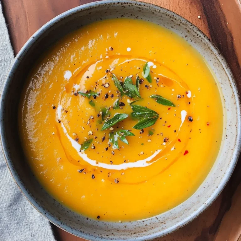 Kürbissuppe mit Kokosmilch und Ingwer