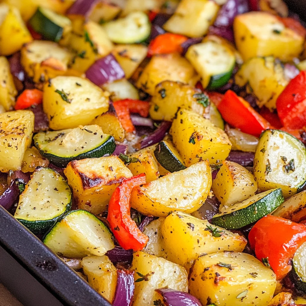 Ofengemüse mit Kartoffeln