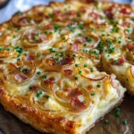 Omas Zwiebelkuchen vom Blech