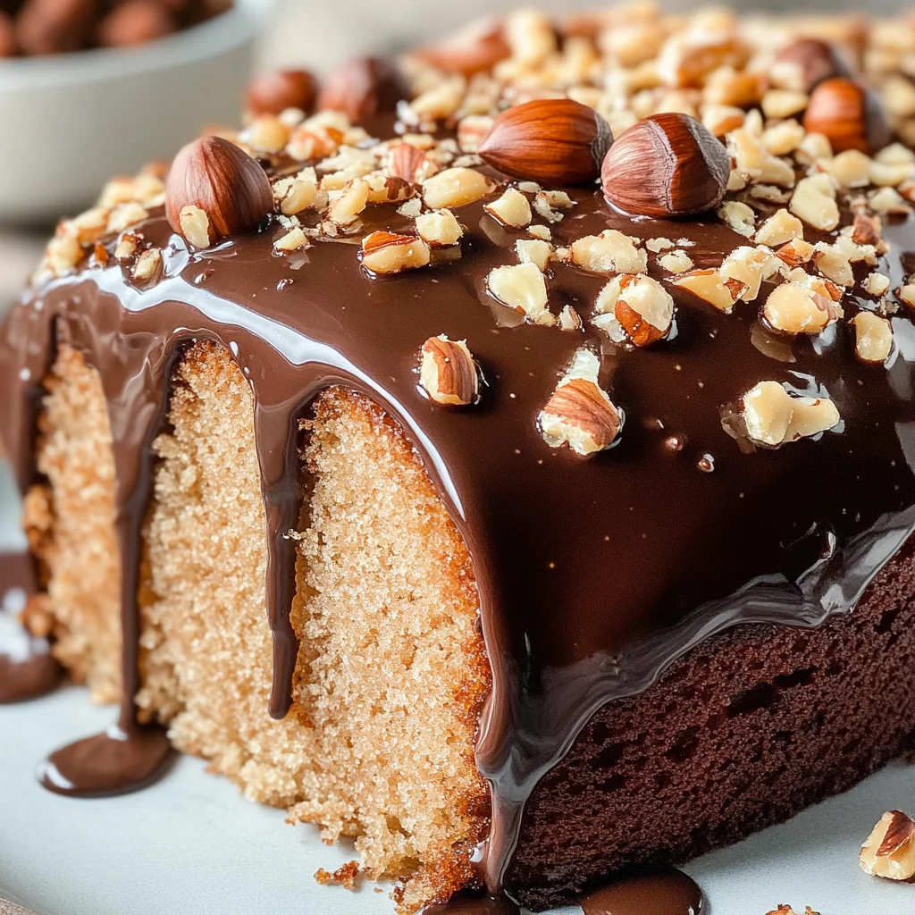 Saftiger Nusskuchen - wie von Oma