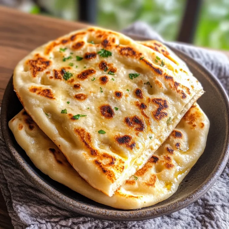 Schnelles Pfannenbrot ohne Hefe (Rezept mit Joghurt)