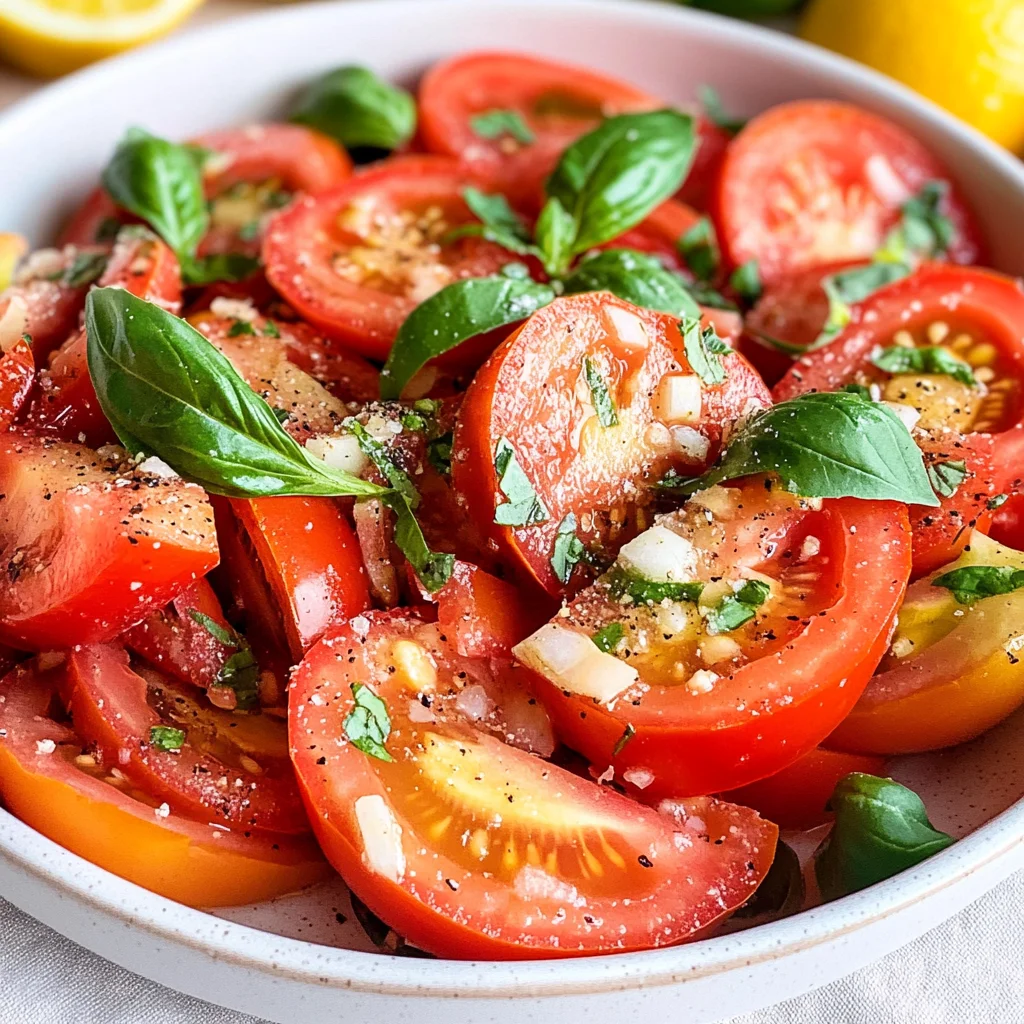Tomatensalat - einfach & erfrischend