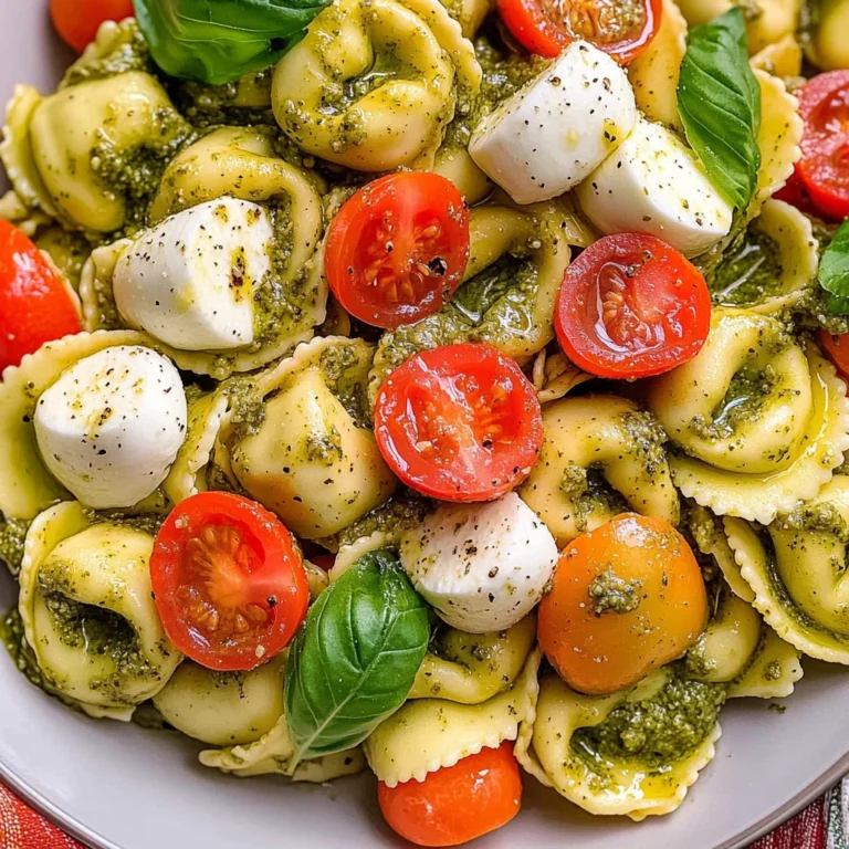 Tortellini Salat mit Pesto (schnelles Rezept)