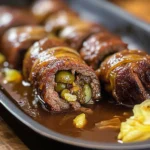 Zarte Rinderrouladen im Backofen zubereitet - Omas Klassiker